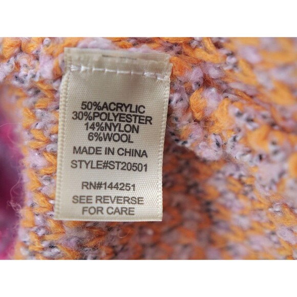 Sincerely Jules Relaxed Pastel Patchwork Hippie Floral Small Open Front Cardigan - Picture 7 of 9